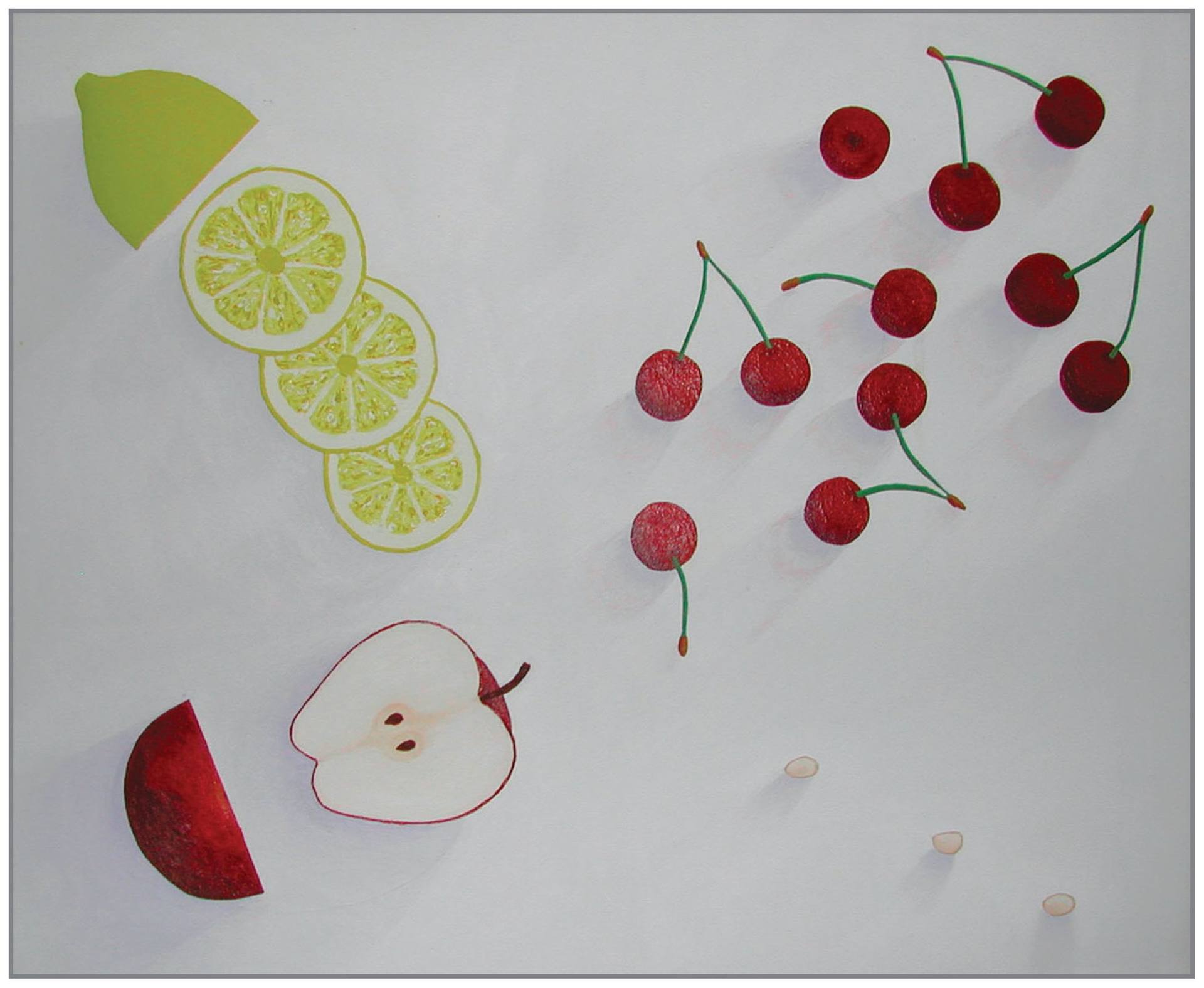 Fruits on a White Tablecloth